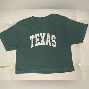 FULL TILT Texas Girls Crop Boyfriend Tee
